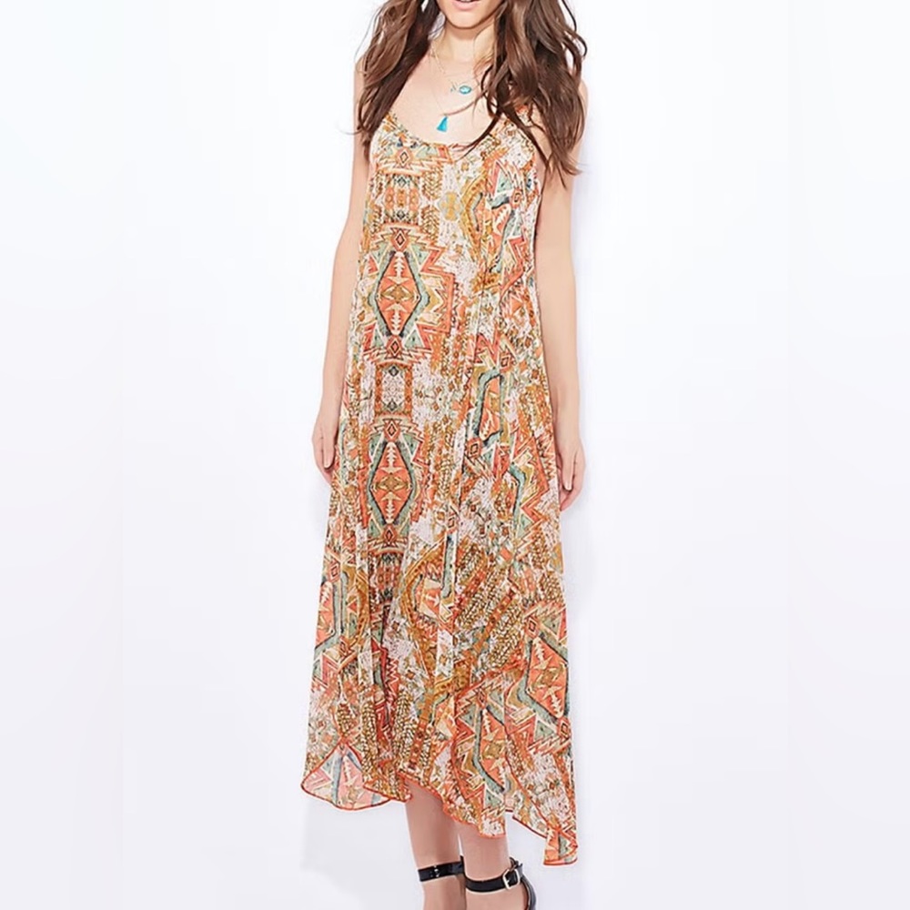 Lumiere Boho Printed Maxi Dress